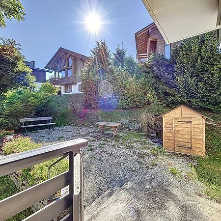Bel Apt Au Centre De Combloux Avec Jardin, Balcon, Wifi Et Parking A 300M Des Commerces - Fr-1-560-52 Exteriör bild