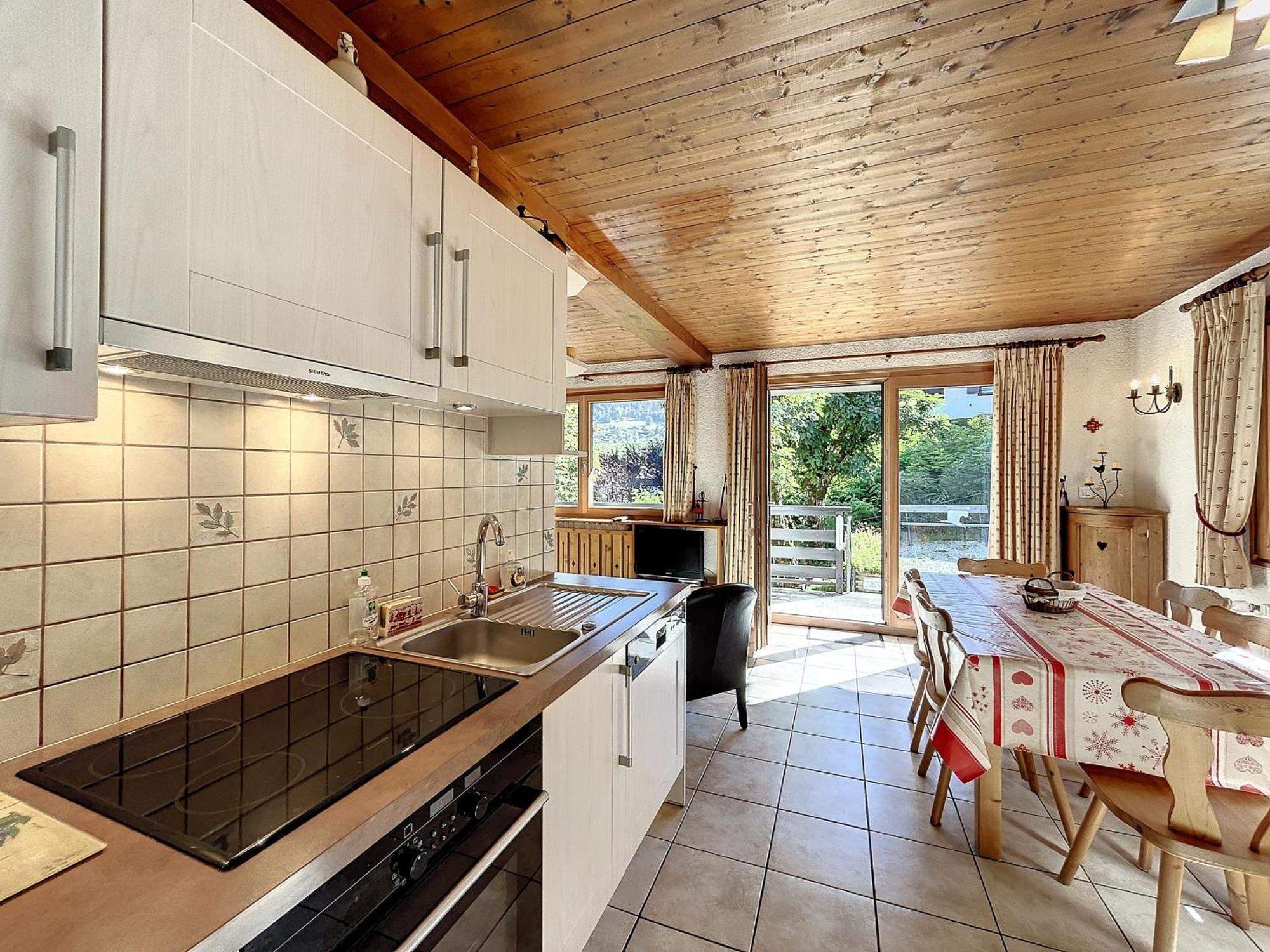 Bel Apt Au Centre De Combloux Avec Jardin, Balcon, Wifi Et Parking A 300M Des Commerces - Fr-1-560-52 Exteriör bild