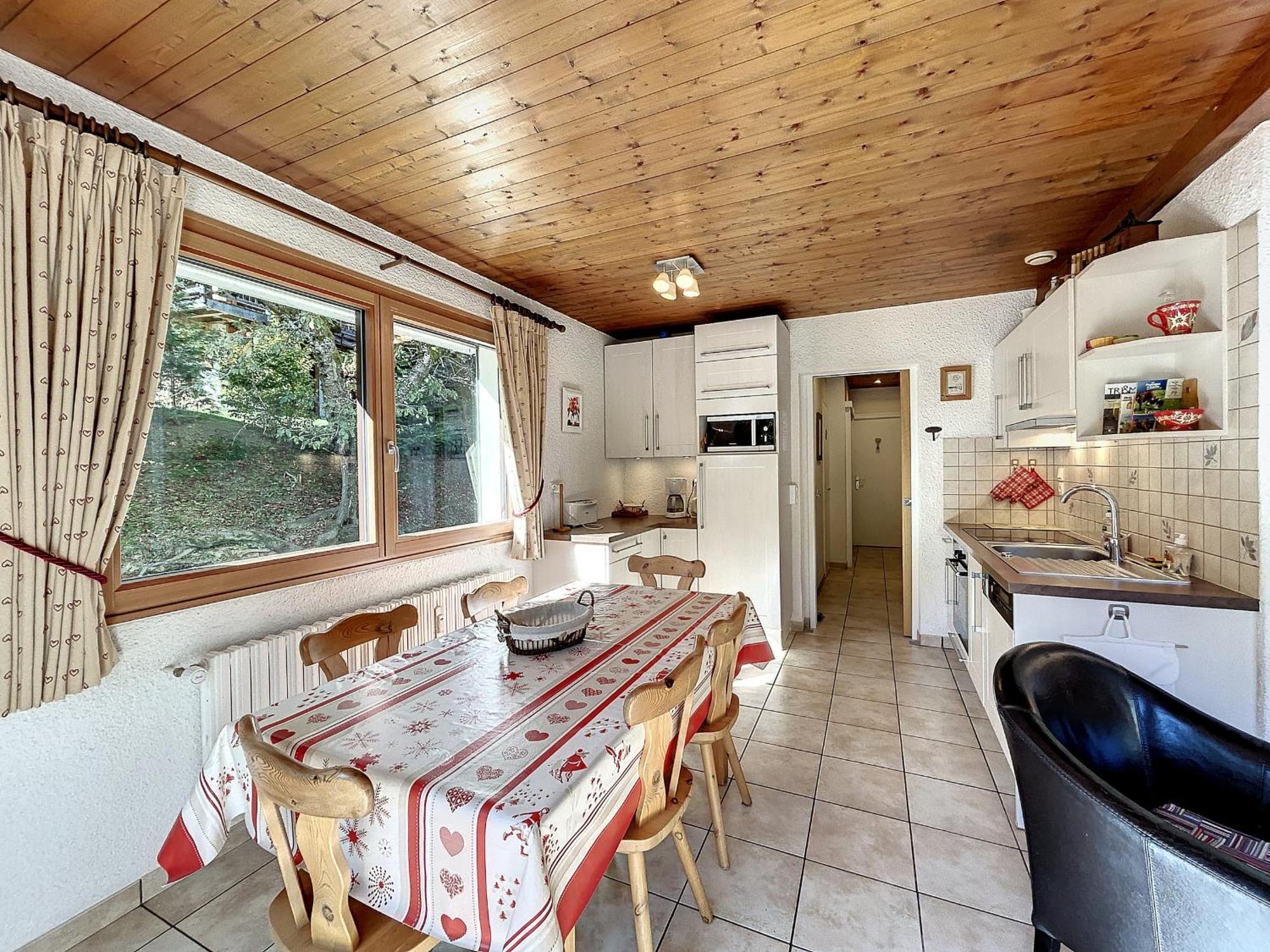 Bel Apt Au Centre De Combloux Avec Jardin, Balcon, Wifi Et Parking A 300M Des Commerces - Fr-1-560-52 Exteriör bild
